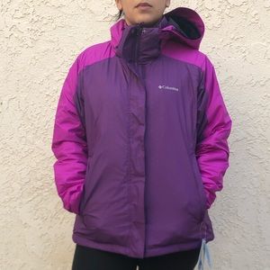 Columbia Purple Weather Jacket